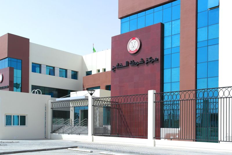 Abu Dhabi Police External Buildup Aluminium Letter signage